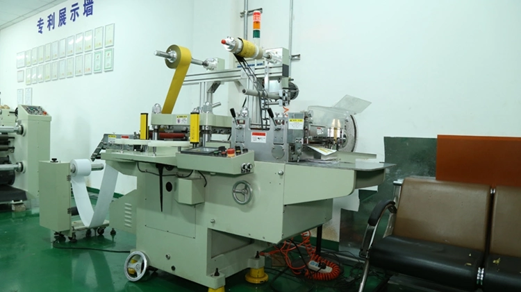 Adhesive Tape Label Flat Bed Half Cut Die Cutting Machine