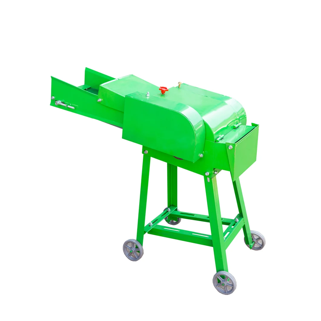 Efficiency Conveyer Belt Adjustable Hay Cutter Grass Cutting for Animals Feed Chaff Cutter Machine