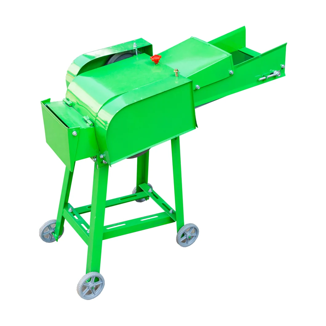 Efficiency Conveyer Belt Adjustable Hay Cutter Grass Cutting for Animals Feed Chaff Cutter Machine