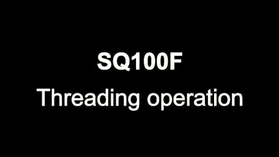 電気パイプねじ切り機ヘビーデューティ Sq100f 1/4